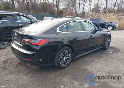 2023 BMW 430I Gran Coupe xDrive z USA, uszkodzony, nr VIN WBA73AV03PFP38786